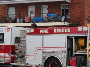 Cornwall Fire Services on scene in mid-morning Tuesday, after a fire at a six-plex on Montreal Rd. Photo on Tuesday, February 4, 2020, in Cornwall, Ont. Todd Hambleton/Cornwall Standard-Freeholder/Postmedia Network