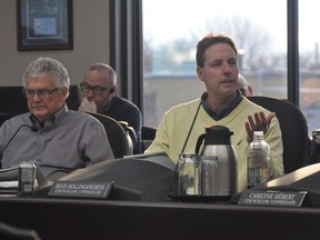 Coun. Dean Hollingsworth expressed his discontent when he learned that the city could be forced to finance a large portion of the arts and culture centre, during the second budget meeting on Tuesday February 4, 2020 in Cornwall, Ont. Francis Racine/Cornwall Standard-Freeholder/Postmedia Network