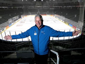Ken Thompson, one of the co-chairs of the 2020 Tim Hortons Brier, at the Leon's Centre on Feb. 13, 2020. (Ian MacAlpine/The Whig-Standard)