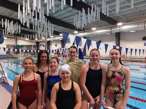 submitted photo
Seven athletes from the Kirkland Lake Aqautic Club Stingrays competed at the 2020 Dave Kensit Memorial NEOR championships in Sault Ste Marie.