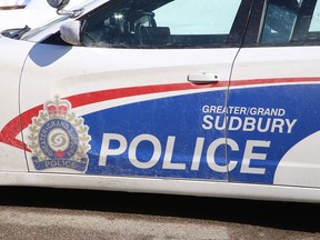 A Greater Sudbury Police cruiser was parked outside a Whittaker Street residential complex in Sudbury, Ont. on Monday February 10, 2020. Police responded to a shooting around 8:45 p.m. on Sunday, February 9, 2020. John Lappa/Sudbury Star/Postmedia Network