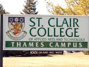 St. Clair College-sign