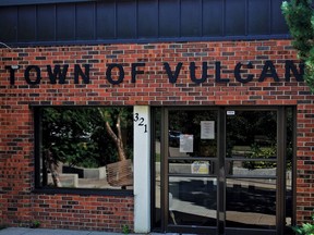 The Town of Vulcan's office, where council meets.