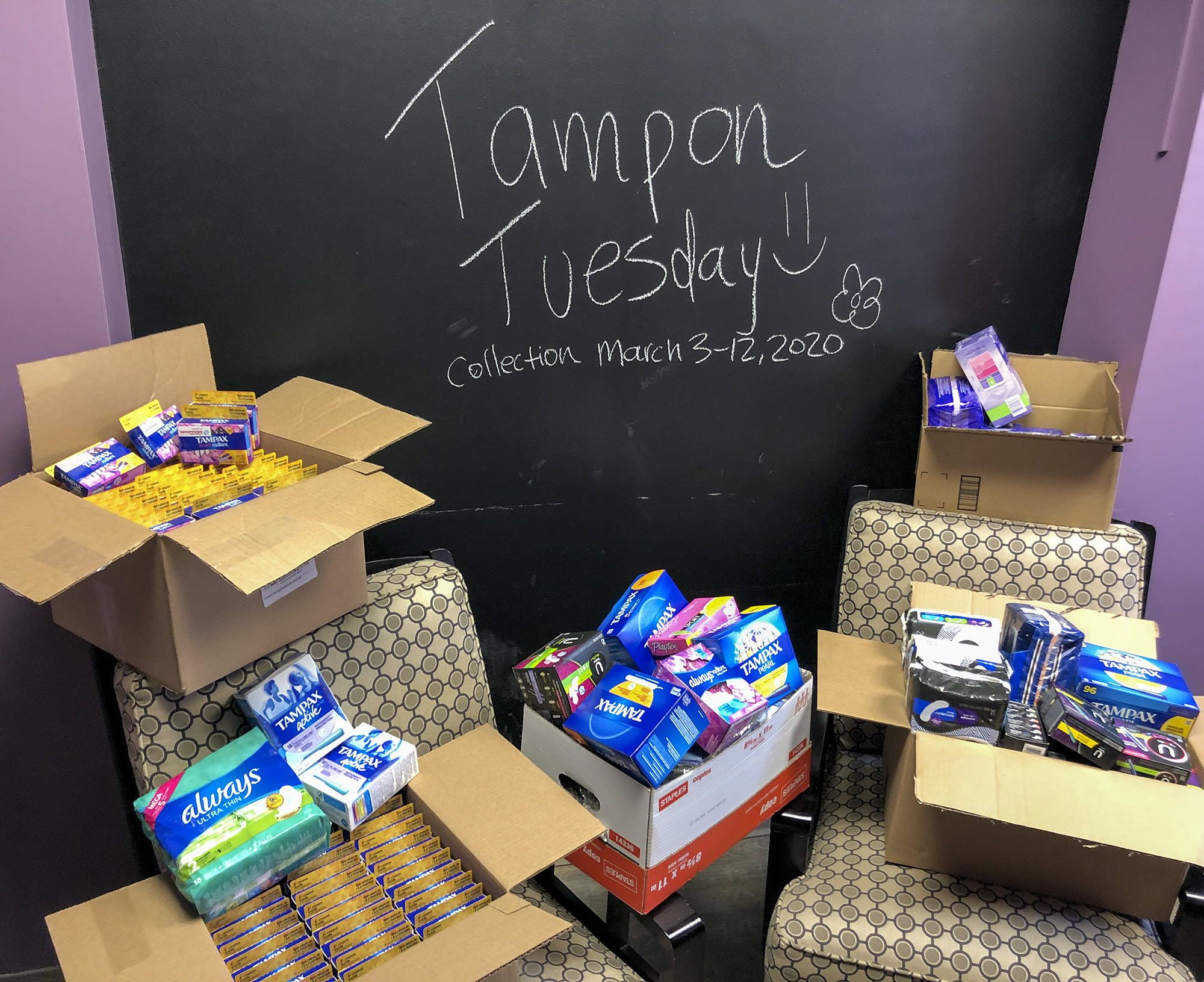 Pandemic can’t stop Tampon Tuesday donation drive The Kingston Whig