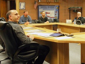 Town of Fairview CAO Daryl Greenhill at a past public hearing.