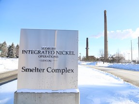 The Glencore Sudbury Integrated Nickel Operations Smelter in Falconbridge.