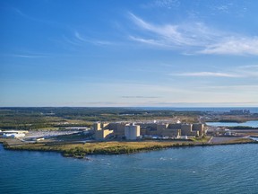 The Bruce Power site on the shore of Lake Huron.