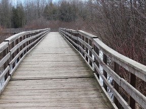 One of the causeways at the Upper Canada Migratory Bird Sanctuary. Photo on Tuesday, March 31, 2020, in Ingleside, Ont. Todd Hambleton/Cornwall Standard-Freeholder/Postmedia Network