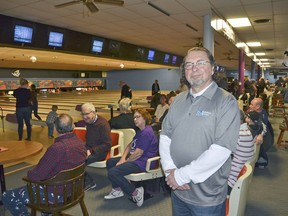Lloyd Mohr, board vice-president with Big Brothers Big Sisters of Grey Bruce, at Bowl for Kids' Sake 2020 at The Bowling Alley last year. About a week later, the first pandemic state of emergency was declared. (file photo)