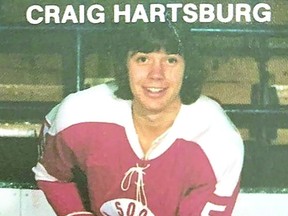 Craig Hartsburg as a member of the Soo Greyhounds