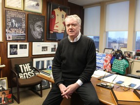 Sarnia Mayor Mike Bradley is shown in his office at Sarnia City Hall.