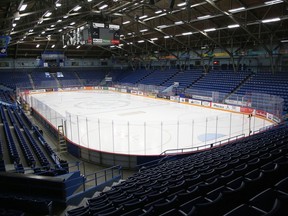 The seats at the Sudbury Community Arena have been empty for some time.