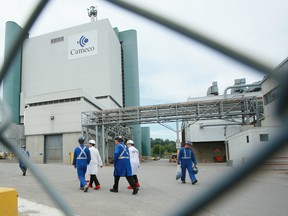A Cameco uranium hexafluoride conversion plant photographed on July 23, 2007, in Port Hope, Canada. (BLOOMBERG)