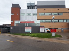 The emergency department at the Chatham-Kent Health Alliance is shown. (Ellwood Shreve/The Daily News)