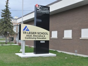 Cornwall's TR Leger campus. Photo taken on Friday April 24, 2020 in Cornwall, Ont. Francis Racine/Cornwall Standard-Freeholder/Postmedia Network