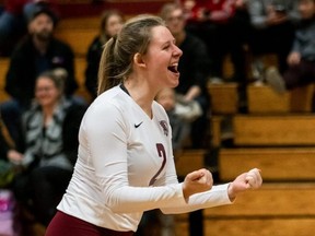 Redeemer Royals volleyball player Abby Sluys. (Photo courtesy of Redeemer University Athletics)