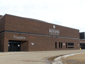 The Keyano Theatre building on the Keyano College Clearwater campus in Fort McMurray Alta. on Sunday, April 19, 2020. Laura Beamish/Fort McMurray Today/Postmedia Network
