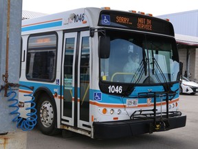 Kingston Transit will resume collecting fares and will return to pre-pandemic schedules, for the most part, beginning Aug. 31. (Elliot Ferguson/The Whig-Standard)