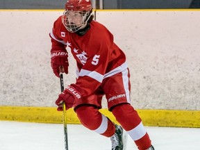 Connor Toms will play for Soo Thunderbirds if he doesn't make this year's Soo Greyhounds roster.