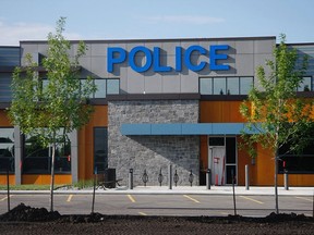 The Parkland RCMP headquarters on the west side of Spruce Grove. A report from detachment commander Mike Lokken in the Town of Stony Plain Monday found a number of crimes were down in the community for the first quarter of 2020.