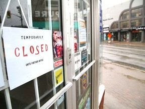 A number of downtown businesses in Sudbury were forced to close due to the COVID-19 pandemic.
