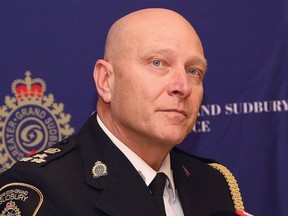 Greater Sudbury Police Chief Paul Pedersen.