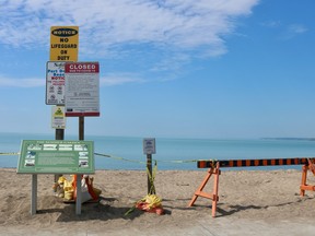 Beaches remain closed in Haldimand and Norfolk.