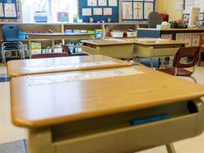 Calling it “not an easy decision but the right decision” Premier Doug Ford announced May 19 that while online learning will remain in place, classrooms province-wide will be closed for the remainder of the school year. MIke Hensen/Postmedia Network
