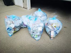 Fort Saskatchewan resident Rhea Quinzon-Nuestro facilitated a bottle drive for a Kids with Cancer fundraiser in honour of her daughter, who was diagnosed with a rare form of ovarian cancer in 2019. Photo Supplied.