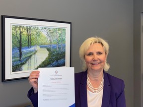 Fort Saskatchewan mayor Gale Katchur proclaimed June 1-7 as the 34th annual Seniors’ Week, to “honour the enormous contributions” of seniors in the City of Fort Saskatchewan. Photo Supplied by Gale Katchur.