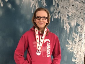 Kenora's Abigail Buckle was given a Skate Ontario award for her work with the local skating club.