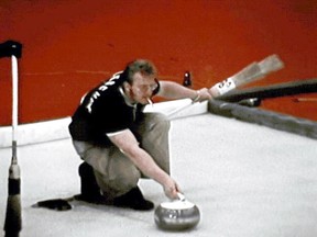 Orest Meleschuk sporting a lung dart while playing in the world championships.