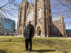 London Bishop Ronald Fabbro in March. On Tuesday he announced that the Roman Catholic Diocese of London is extending the closure of all of its churches across Southwestern Ontario until the end of June amid the COVID-19 pandemic. File photo//Postmedia Network