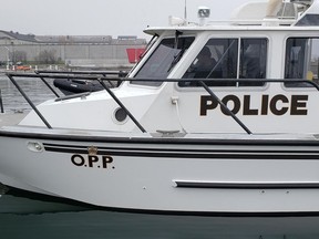 The OPP Marine Unit was dispatched to Lake Erie near Selkirk after four youths drifted away from shore on Tuesday afternoon. 
OPP PHOTO