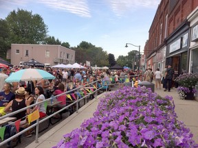Enormous crowds jammed into downtown Dresden for the community's annual Summer Night Market in 2019. (Postmedia Network file photo)
