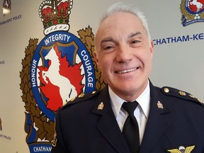 Chatham-Kent Police Chief Gary Conn, in a file photo from 2019. (File photo/Postmedia Network)