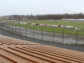 A file photo of the empty stands and track at the Cornwall Motor Speedway, taken on Wednesday, April 19, 2017  in Cornwall, Ont. Todd Hambleton/Cornwall Standard-Freeholder/Postmedia Network