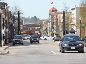 Downtown Owen Sound on Saturday, May 23, 2020.