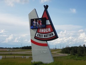 The Enoch Cree Nation, located on Treaty Six territory in Central Alberta.