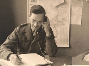 Lieut. Bill Anderson, Holland in 1944. SUBMITTED