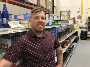 Dan Edwards, executive director of the Wood Buffalo Food Bank, poses for a photo at the food bank on Wednesday, July 25, 2018. Vincent McDermott/Fort McMurray Today/Postmedia Network ORG XMIT: POS1807302044373506