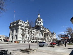 It may be a while before city council meetings return to city hall but council is to again hear from the public at its video conference meetings in Kingston, Ont. on Tuesday, May 5, 2020. 
Elliot Ferguson/The Whig-Standard/Postmedia Network