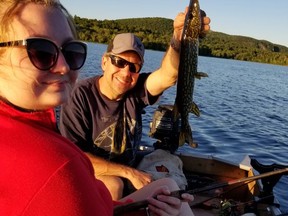 The author and his daughter Grace enjoying some northern pike fishing.Submitted photo