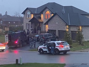 A home on Pinehill Drive in Brantford's Foxhill Estates was the target of several police investigations and was briefly offered for sale last month.