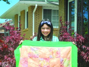 YOUNGEST VOLUNTEER: Jade Jack, 9, spends at least some of her social distancing time working at a charitable project. Story on Page 2. ALLANA PLAUNT/SAULT THIS WEEK
