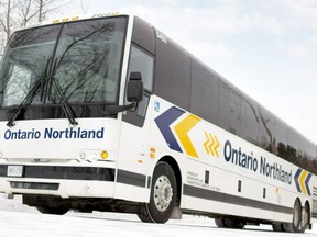 Ontario Northland bus. Postmedia