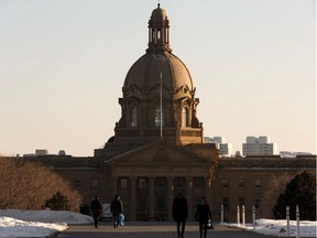 Alberta's United Conservative Party says it is applying for the federal wage subsidy program during the COVID-19 pandemic while the Opposition NDP says it is holding off. IAN KUCERAK/Postmedia/File