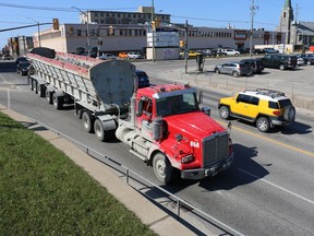 With Timmins not receiving provincial funding this year to continue work on the Connecting Link, a member of city council provided notice this week  he will be proposing half-load and lane restrictions for heavy trucks travelling along Riverside and Algonquin Boulevard in an effort to preserve the condition of that roadway. The idea will be debated at a future meeting of city council.

The Daily Press file photo