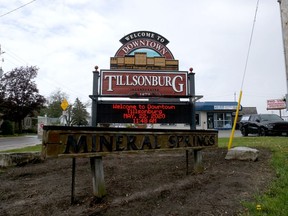 Tillsonburg, May 22, 2020. The tulips have been removed from the Mineral Springs Garden. (Chris Abbott/Tillsonburg News)