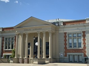 The Woodstock Public Library.